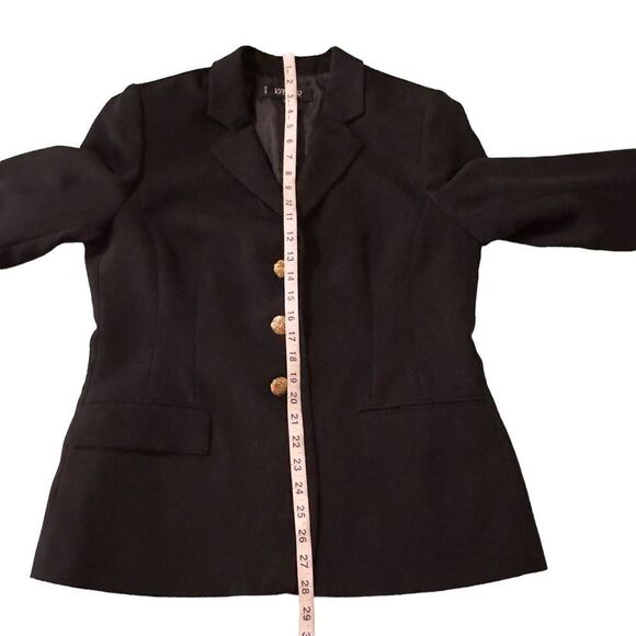 Kasper 3-Button Blazer Suit Black Size 14P - Picture 13 of 15